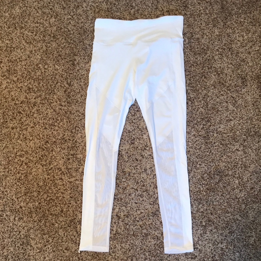 White Lulu Leggings